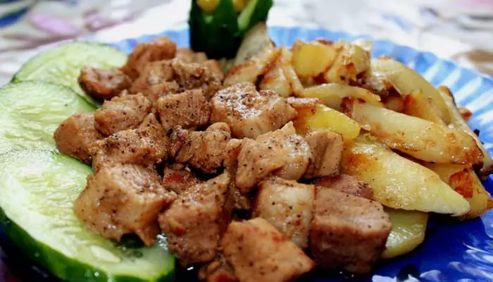 Тушеный картофель