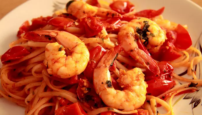 Салат с креветками Салат с креветками