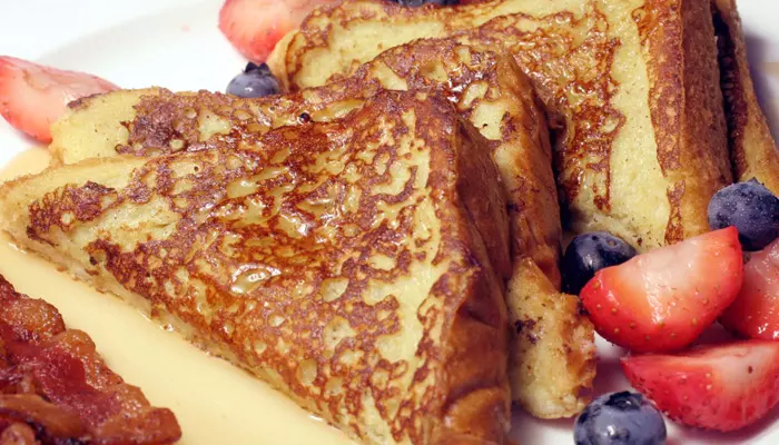 Омлет с фруктами