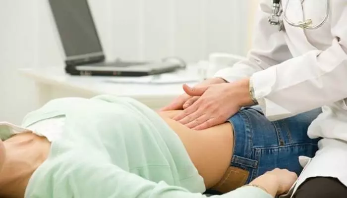 Массаж при опущении желудка