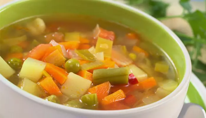 Диетический овощной суп