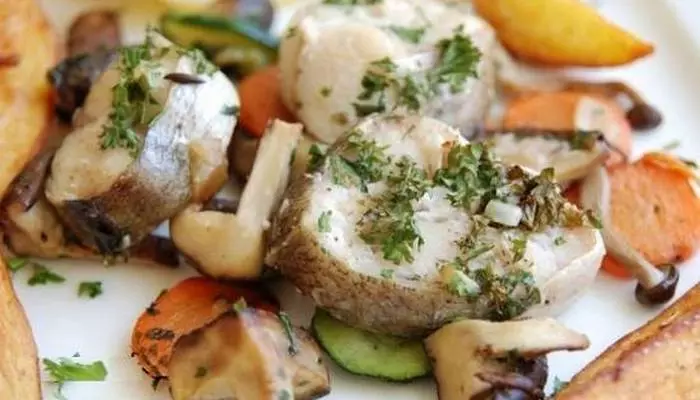 Приготовленный хек Приготовленный хек