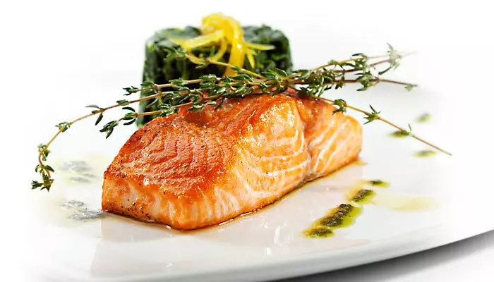 Приготовленная семга Приготовленная семга