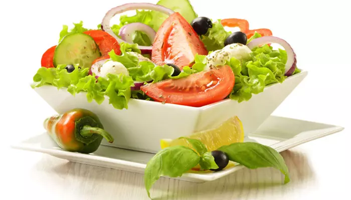 Пример овощного салата Пример овощного салата