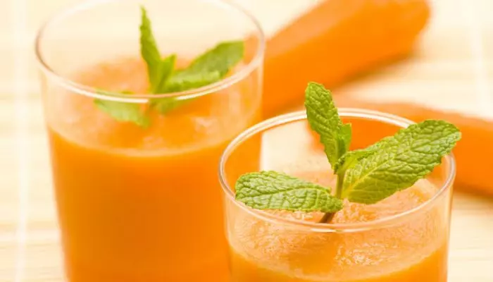 Пример морковного сока